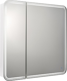 Stella Polare Зеркальный шкаф Анда 800х800/С R с Led-подсветкой – фотография-1